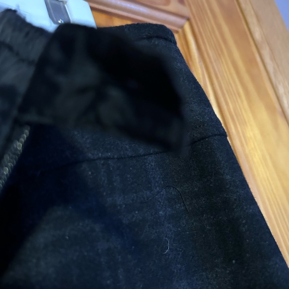 Willi Smith Wool mini skirt with zippers. - Picture 6 of 8